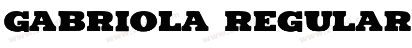 Gabriola Regular字体转换
